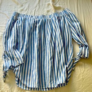 Off the shoulder nautical beach top from old navy